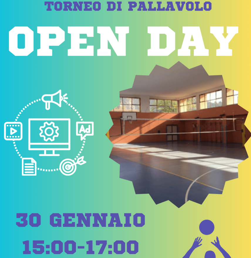 Open Day – Plesso Dante 30/01/24 – Torneo di Pallavolo