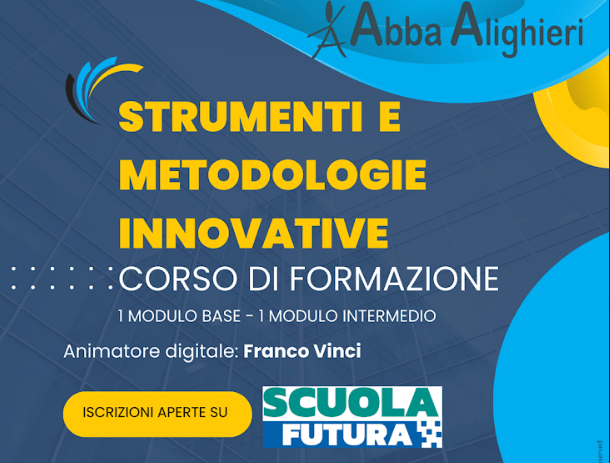 Avvio corso di formazione docenti